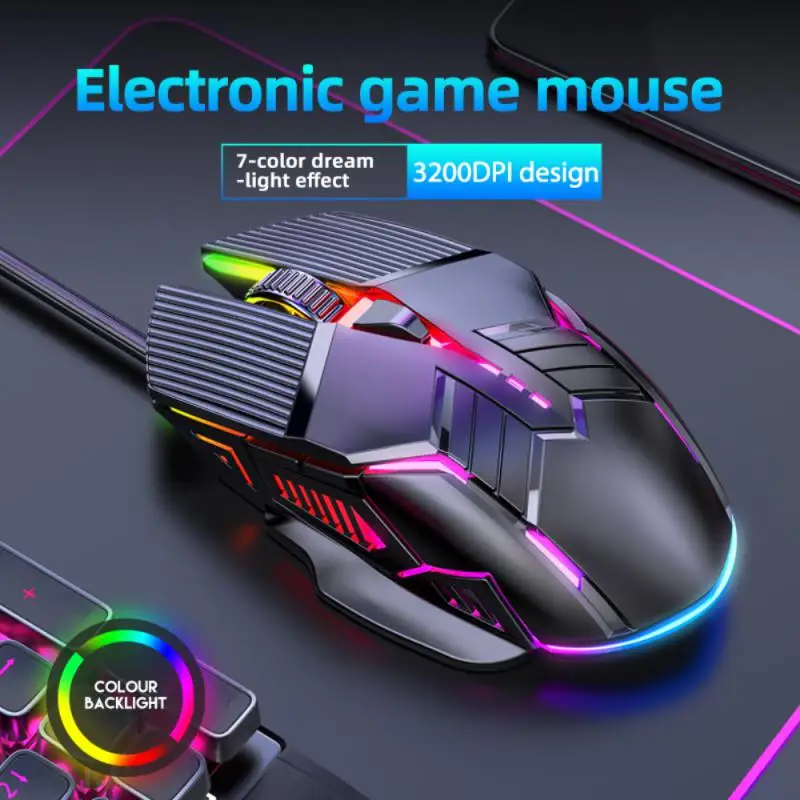 3200 Dpi Usb Wired Rgb Gaming Mouse High Quality Ergonomics Mice Office Game Mouse With Rgb Backlight Gaming Mouse 6 Key
3200 Dpi Usb Wired Rgb Gaming Mouse High Quality Ergonomics Mice Office Game Mouse With Rgb Backlight Gaming Mouse 6 Key