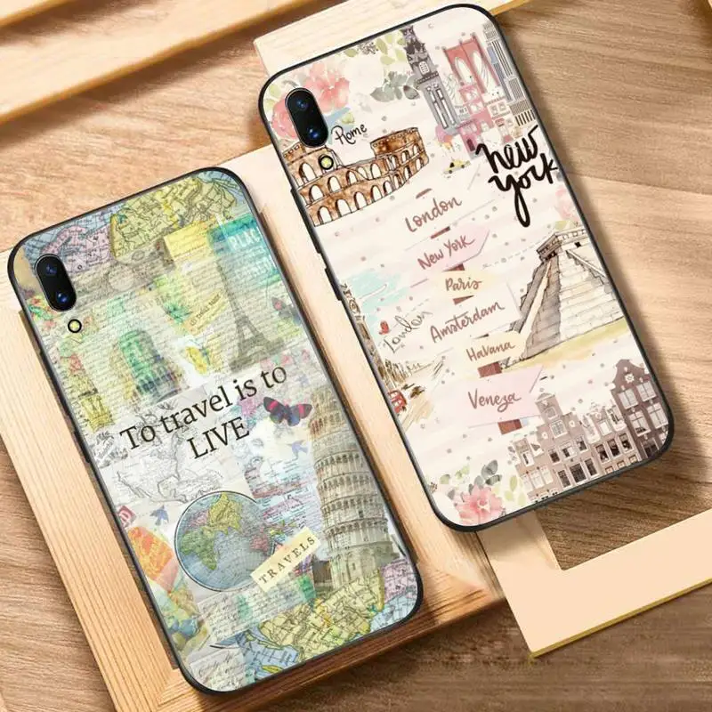 World Map Travel Phone Case for Vivo Y91C Y11 17 19 17 67 81 Oppo A9 2020 Realme c3
World Map Travel Phone Case for Vivo Y91C Y11 17 19 17 67 81 Oppo A9 2020 Realme c3
