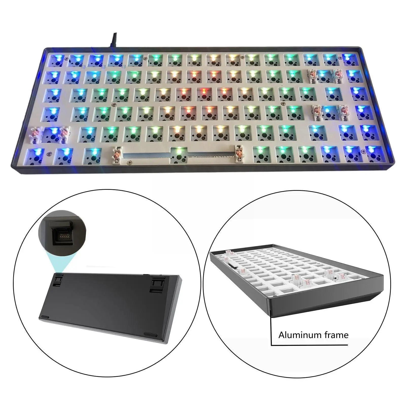 Tester 84 Mechanical Keyboard Kit Diy Keyboard Hot Axis Customized Rgb Swap Keyboard Hot Base Shaft Kit Wired Swap M4m9
Tester 84 Mechanical Keyboard Kit Diy Keyboard Hot Axis Customized Rgb Swap Keyboard Hot Base Shaft Kit Wired Swap M4m9
