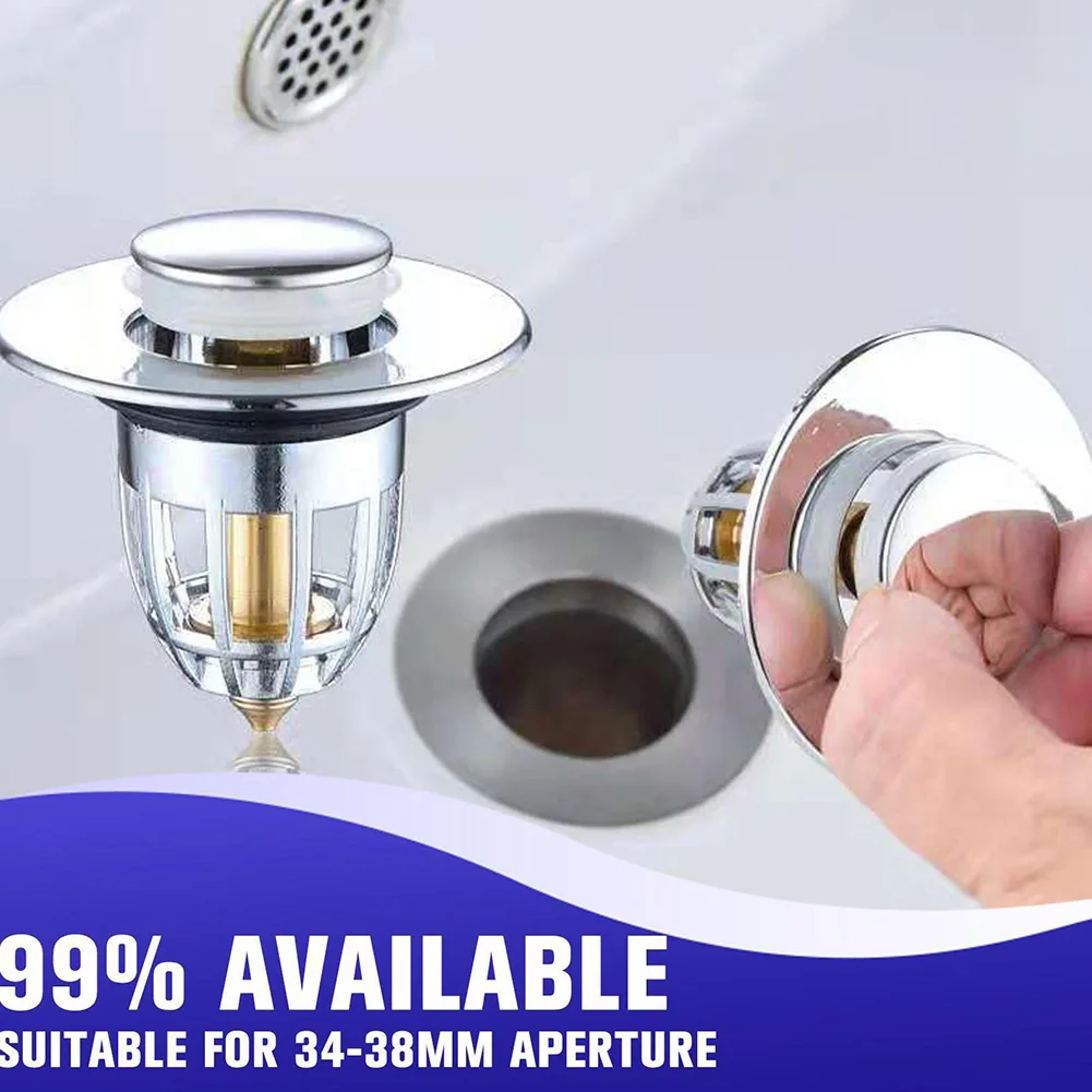 1pcs Filter Waterproof Bathroom Kitchen Sink Plug Stopper Wash Basin Core Bounce Up Drain Rust Crack Resistant Filter
1pcs Filter Waterproof Bathroom Kitchen Sink Plug Stopper Wash Basin Core Bounce Up Drain Rust Crack Resistant Filter