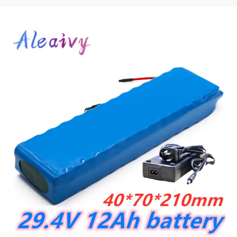 24V Battery 7S3P 29.4V 12Ah Li-ion Battery Pack with 20A Balanced BMS for Electric Bicycle Scooter Power Wheelchair + 2A Charger
24V Battery 7S3P 29.4V 12Ah Li-ion Battery Pack with 20A Balanced BMS for Electric Bicycle Scooter Power Wheelchair + 2A Charger