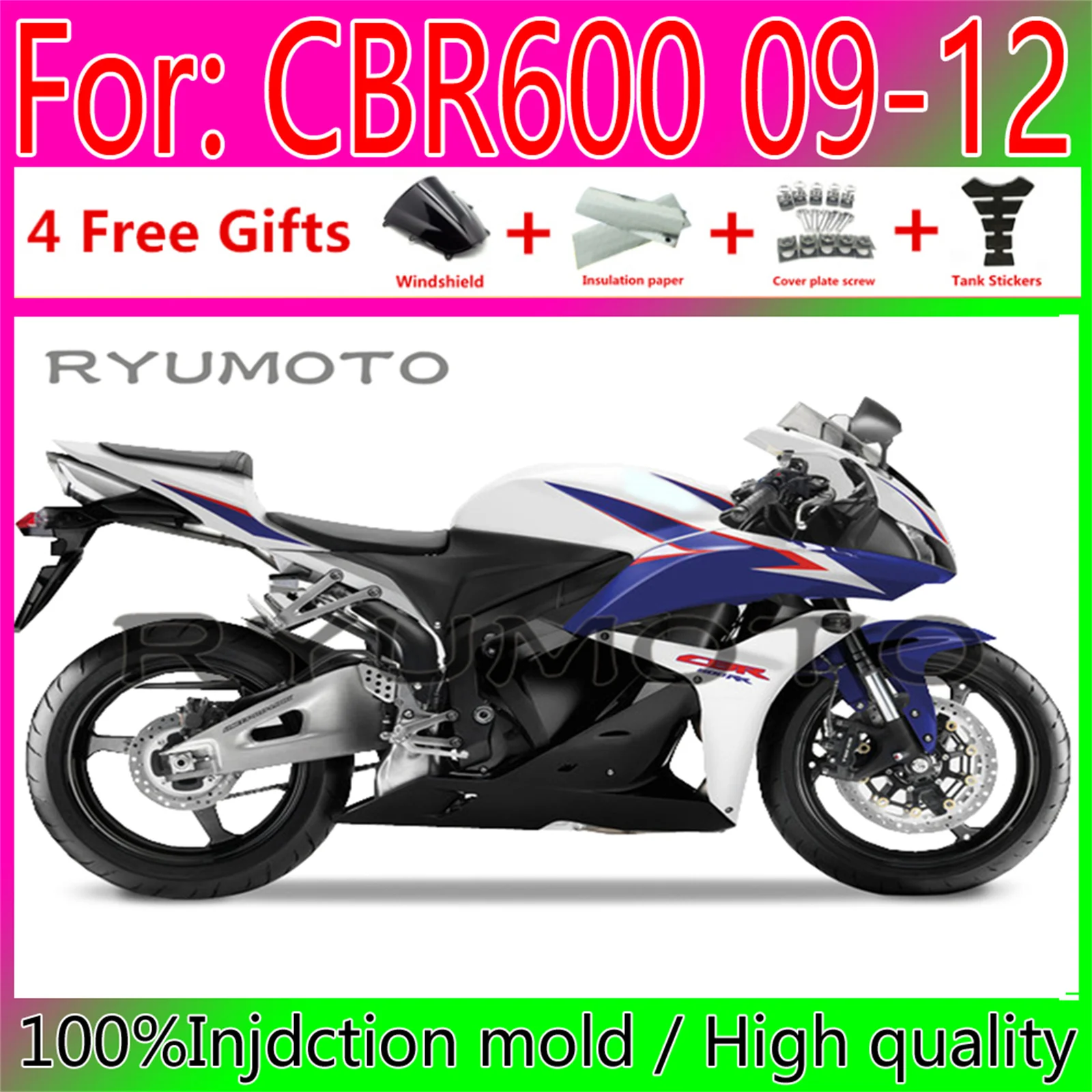 Новинка Обтекатели для мотоциклов ABS Подходит для HONDA CBR600RR F5 2009 2010 2011 CBR600 RR CBR 600RR 09 10 11 12 обтекатель
Новинка Обтекатели для мотоциклов ABS Подходит для HONDA CBR600RR F5 2009 2010 2011 CBR600 RR CBR 600RR 09 10 11 12 обтекатель
