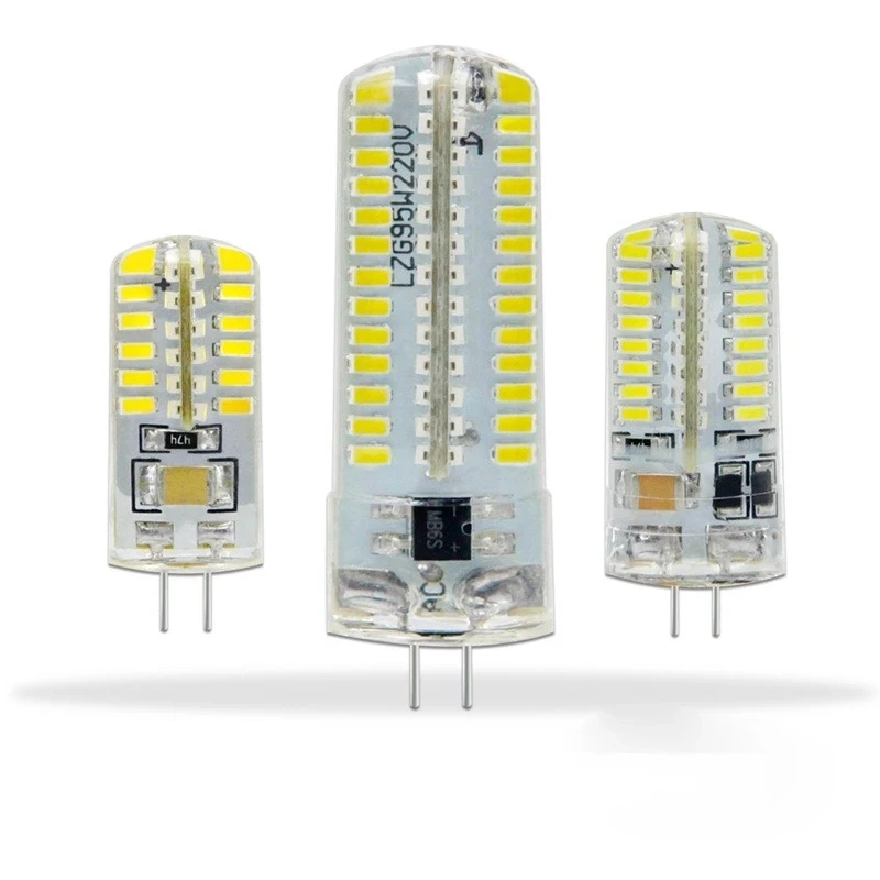 

10Pcs/lot G4 LED Bulb Lamp 3W 5W 9W 12W 15W SMD 3014 AC 220V 110V White/Warm White Light Replace Halogen Spotlight Chandelier