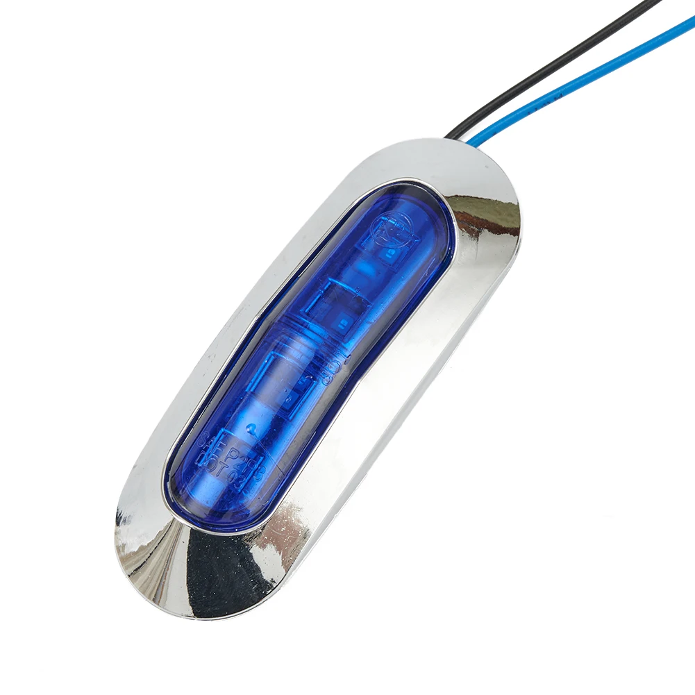 Blue 4LED Clearance Side Marker Light Parking Indicator Lamps 12-24V Waterproof Car SUV Vans Lorry Rvs Bus Boat Trailer Lights
Blue 4LED Clearance Side Marker Light Parking Indicator Lamps 12-24V Waterproof Car SUV Vans Lorry Rvs Bus Boat Trailer Lights