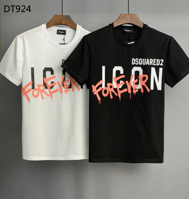 Dsquared2 New Men/Women Street Hip-Hop Round Neck Short-Sleeved T-Shirt Cotton Locomotive Letter Printing Casual Tee DT924
Dsquared2 New Men/Women Street Hip-Hop Round Neck Short-Sleeved T-Shirt Cotton Locomotive Letter Printing Casual Tee DT924