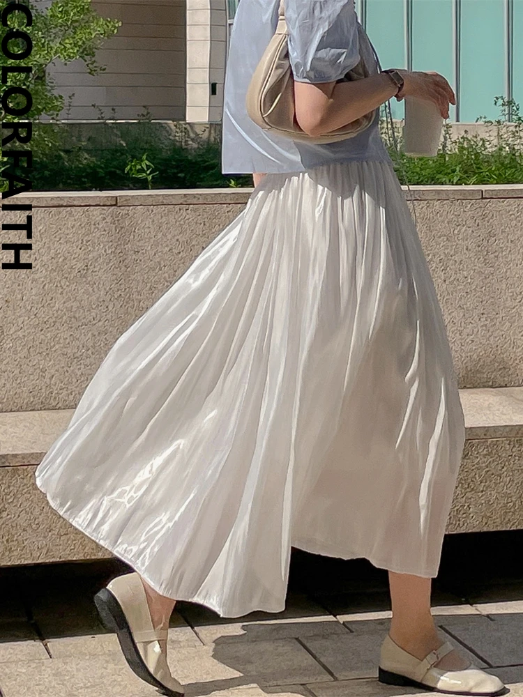 Colorfaith New 2022 Elegant Retro Streamer Korean Fashion Flared High Waist Spring Summer Women Long Pleated Skirts SK3390JM
Colorfaith New 2022 Elegant Retro Streamer Korean Fashion Flared High Waist Spring Summer Women Long Pleated Skirts SK3390JM