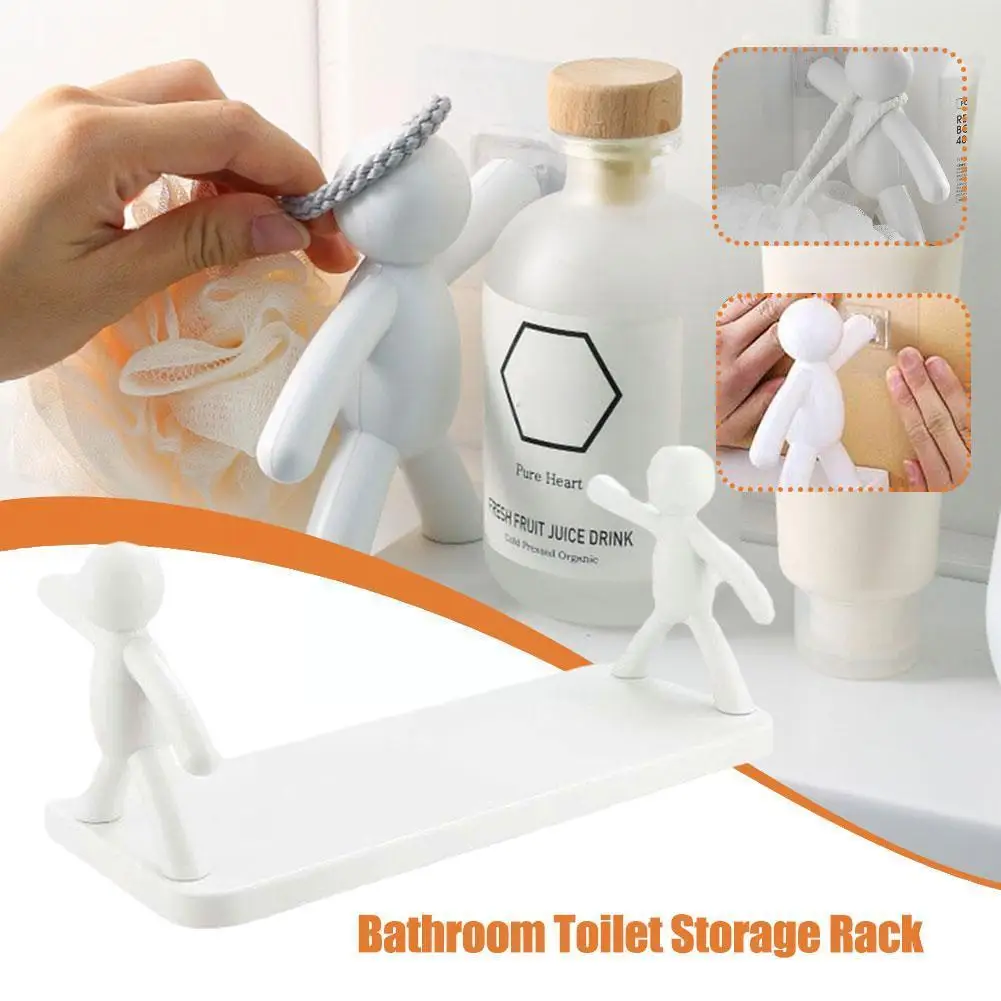 New Free Punch Wall-mounted Bathroom Toilet Storage Villain Material Rack Rack Pp Multi-functional Kitchen Househo C4x0
New Free Punch Wall-mounted Bathroom Toilet Storage Villain Material Rack Rack Pp Multi-functional Kitchen Househo C4x0