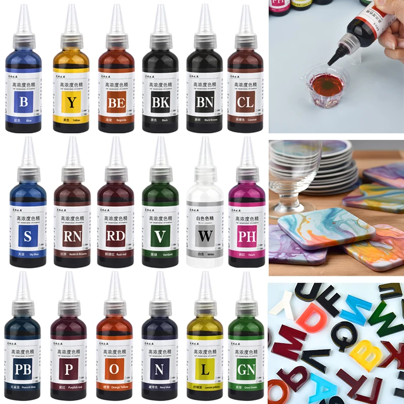 60ml/Bottle Epoxy Resin Pigment Liquid for DIY Epoxy Resin Mold Craft Making Pigments Rsein Dyeing Jewelry Making Crafts Art
60ml/Bottle Epoxy Resin Pigment Liquid for DIY Epoxy Resin Mold Craft Making Pigments Rsein Dyeing Jewelry Making Crafts Art