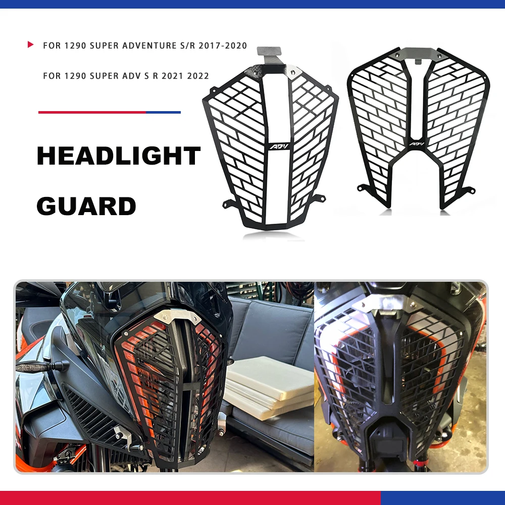 Motorcycle CNC Headlight Protector Grille Guard Cover Protection Grill For 1290 SUPER ADVENTURE S/R 2017 2018 2019 2020 2021 -22
Motorcycle CNC Headlight Protector Grille Guard Cover Protection Grill For 1290 SUPER ADVENTURE S/R 2017 2018 2019 2020 2021 -22