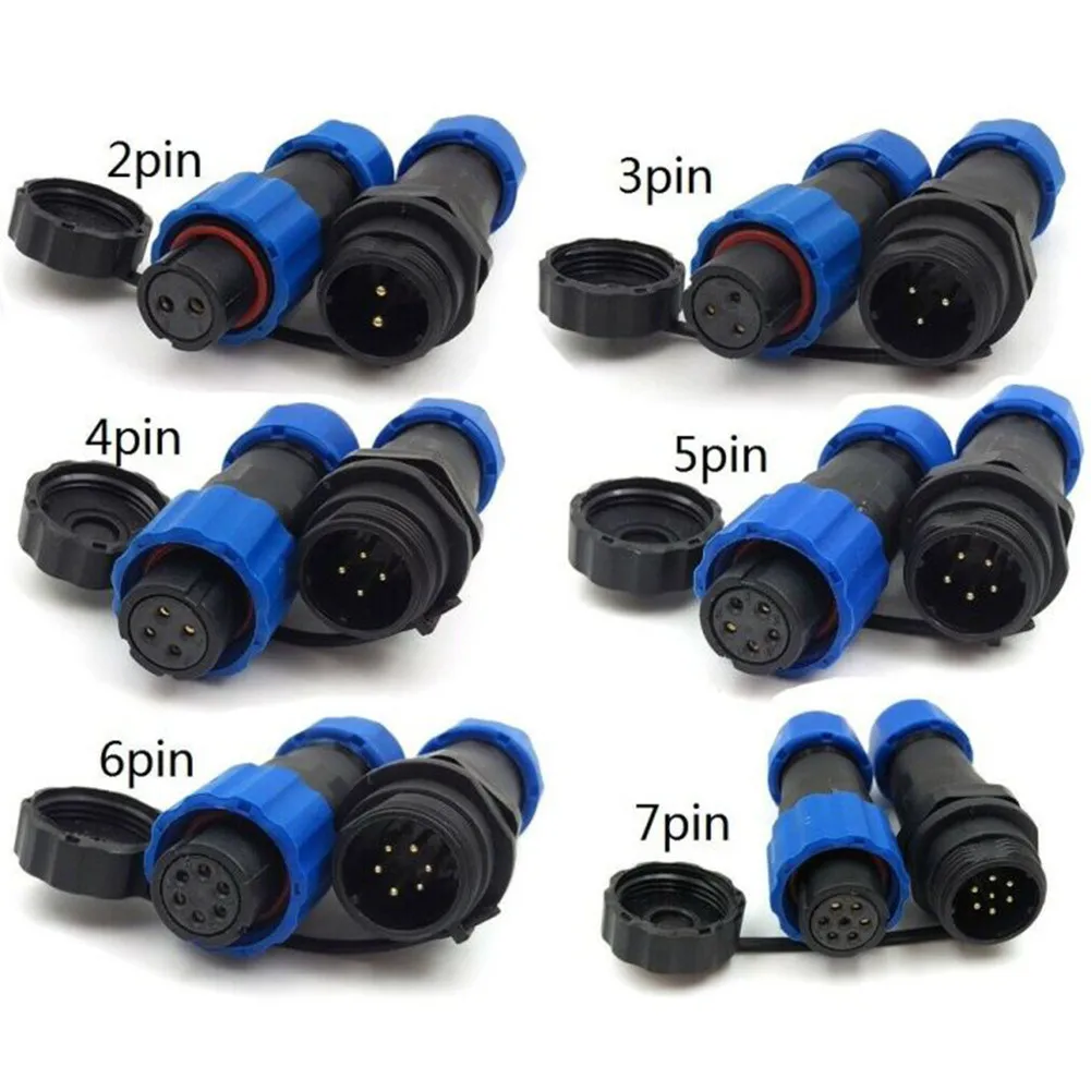 IP68 Waterproof Aviation Plug Socket Connector SD13 Male And Female Butt Joint 2 Pin 3pin 4pin 5pin 6pin 7pin 220~380V For LED
IP68 Waterproof Aviation Plug Socket Connector SD13 Male And Female Butt Joint 2 Pin 3pin 4pin 5pin 6pin 7pin 220~380V For LED
