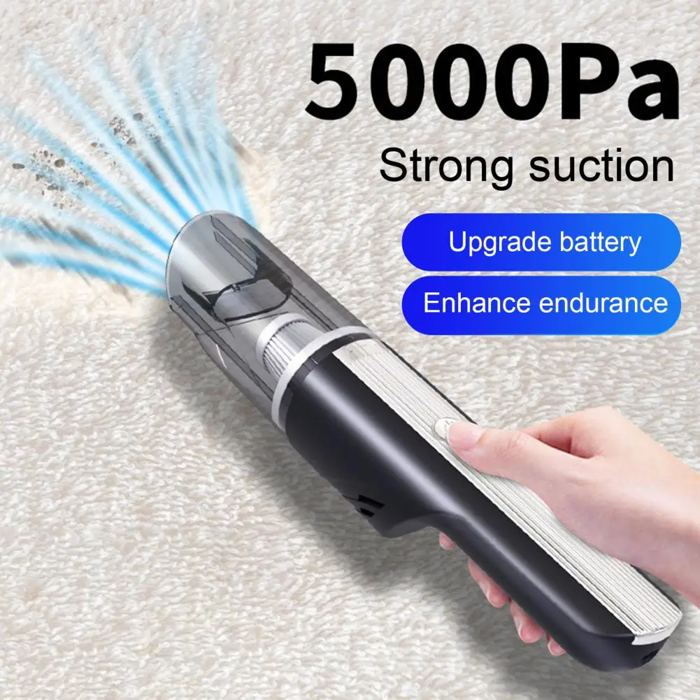 Vacuum Cleaner Powerful Suction Rechargeable Low Noise Handheld 5000Pa Dust Cleaning 120W Wireless/Wired Car Vacuum Dust Remover
Vacuum Cleaner Powerful Suction Rechargeable Low Noise Handheld 5000Pa Dust Cleaning 120W Wireless/Wired Car Vacuum Dust Remover