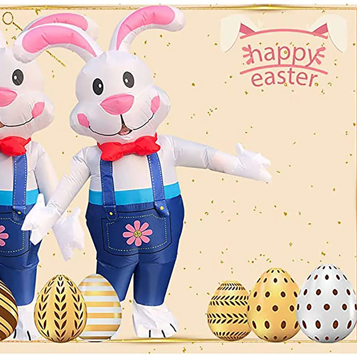 150-190Cm Large Pink/Blue Inflatable Easter Bunny Cute Rabbit LED Lamp Inflatable Outdoor Garden Clothes Air Easter Model Toys
150-190Cm Large Pink/Blue Inflatable Easter Bunny Cute Rabbit LED Lamp Inflatable Outdoor Garden Clothes Air Easter Model Toys