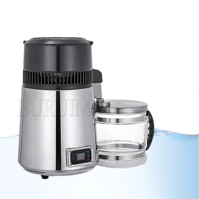 Pure Water Distiller 4L Dental Distilled Water Machine Filter Stainless Steel Electric Distillation Purifier Jug 110V 220V
Pure Water Distiller 4L Dental Distilled Water Machine Filter Stainless Steel Electric Distillation Purifier Jug 110V 220V