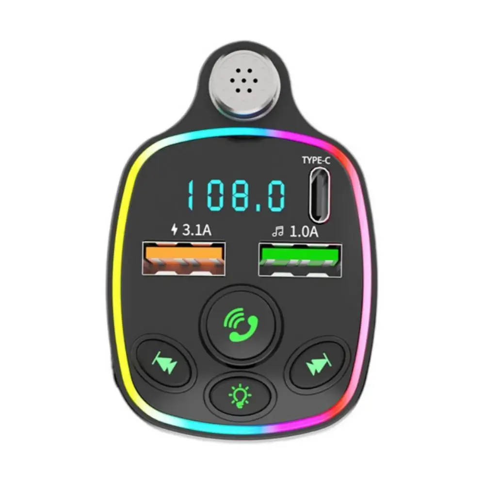 Bluetooth Fm Transmitter Car Bluetooth 5.0 Car Radio Usb Mp3 Pd Kit New 20w Charger 5v-3.1a/ Car Dual Player 5v-1.5a/ Adapt A4l8
Bluetooth Fm Transmitter Car Bluetooth 5.0 Car Radio Usb Mp3 Pd Kit New 20w Charger 5v-3.1a/ Car Dual Player 5v-1.5a/ Adapt A4l8