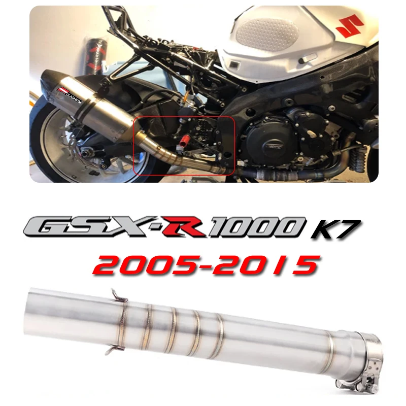 Motorcycle full System exhaust Muffler Escape middle Link Contact pipe For suzuki GSXR1000 GSX R1000 GSXR 1000 K7 2005 to 2015
Motorcycle full System exhaust Muffler Escape middle Link Contact pipe For suzuki GSXR1000 GSX R1000 GSXR 1000 K7 2005 to 2015
