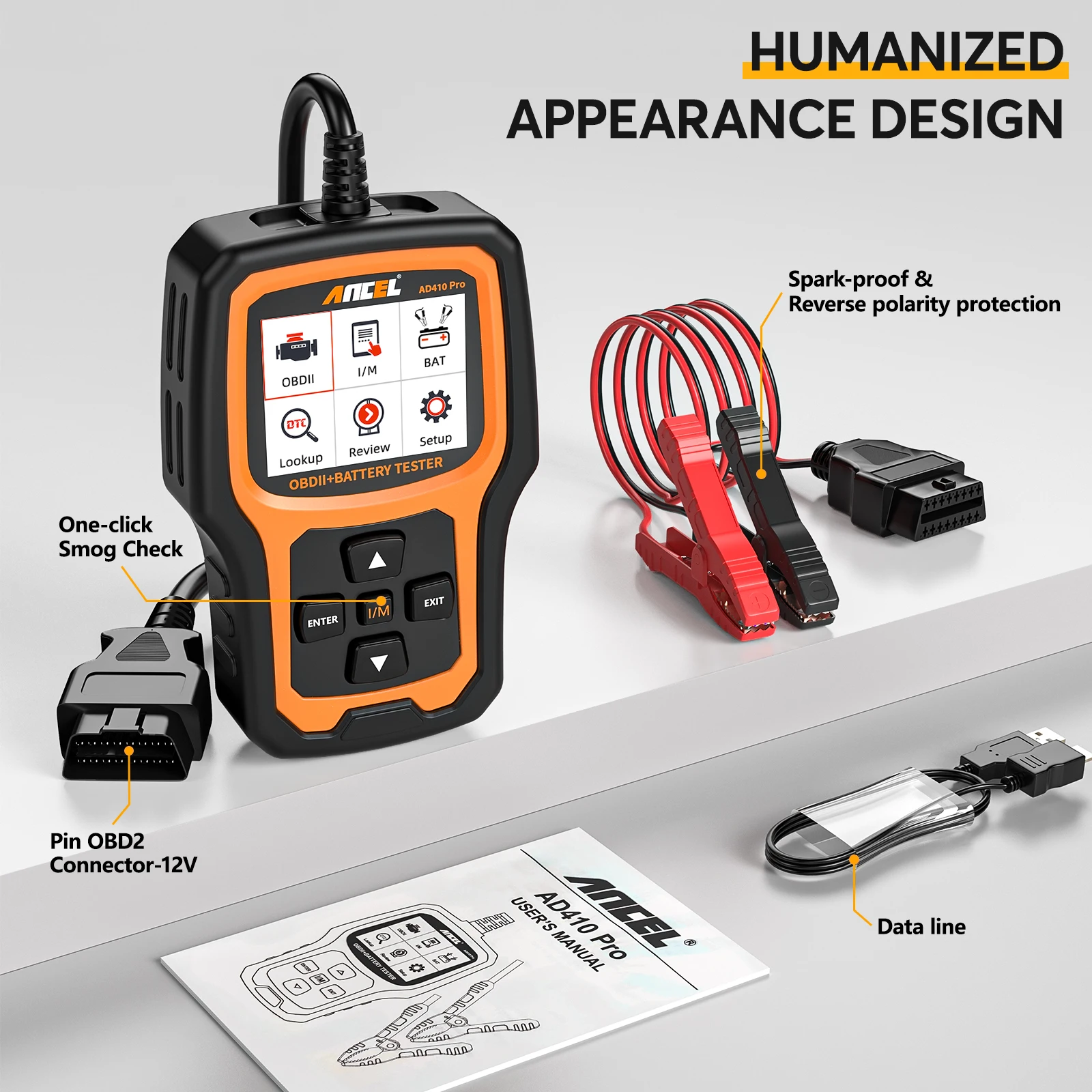Диагностический Сканер ANCEL AD410 PRO С Полным Набором Функций OBD2, Тестер Двигателя, Инструменты Для Диагностики Автомобиля
Диагностический Сканер ANCEL AD410 PRO С Полным Набором Функций OBD2, Тестер Двигателя, Инструменты Для Диагностики Автомобиля