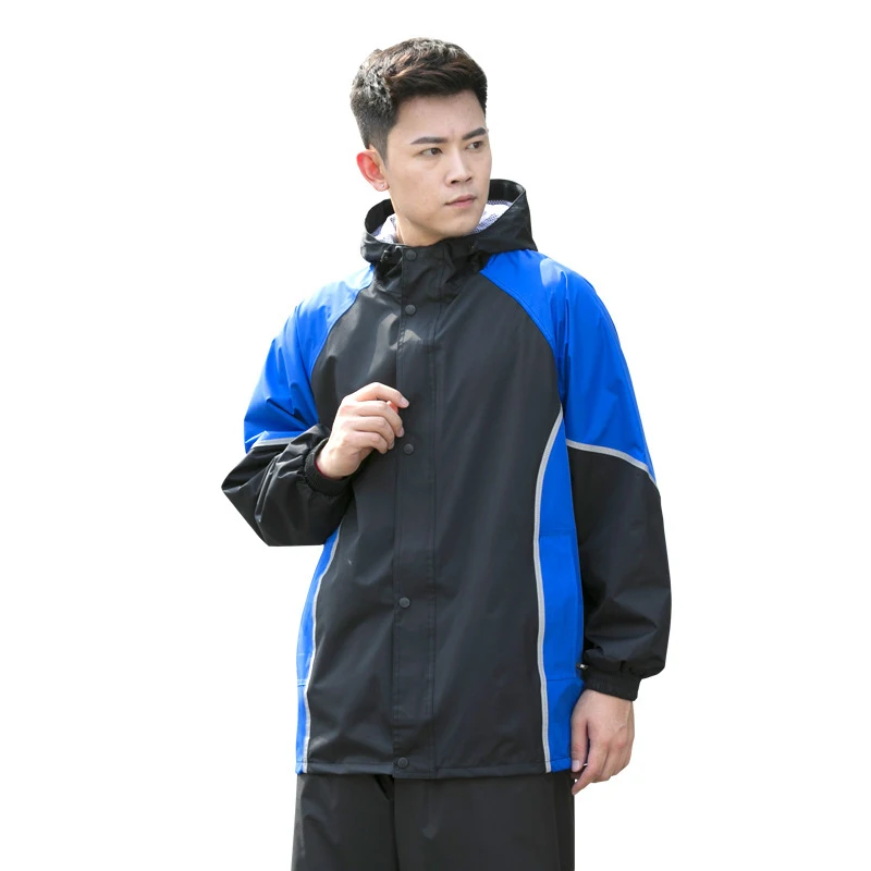 Thick Reflective Raincoats Jacket Set Adult Hooded Fashion Waterproof Breathable Raincoats Outdoor Capa De Chuva Rain Gear DG50R
Thick Reflective Raincoats Jacket Set Adult Hooded Fashion Waterproof Breathable Raincoats Outdoor Capa De Chuva Rain Gear DG50R