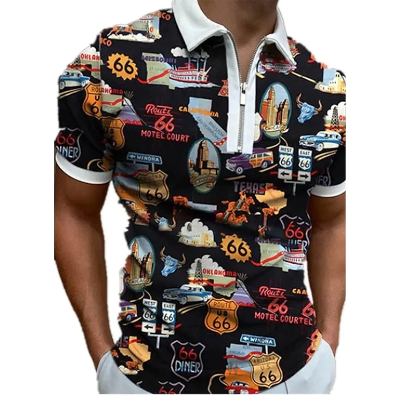 Luxury Men's Matching Clothing Polo Shirts Streetwear Casual City Short Sleeve Tee Men Turn-Down Collar Zipper Polos Shirt Tops
Luxury Men's Matching Clothing Polo Shirts Streetwear Casual City Short Sleeve Tee Men Turn-Down Collar Zipper Polos Shirt Tops