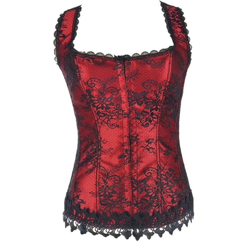 Straps Corset Vest Lace Up red Plus Size Korsett For Women Vintage Gothic Gorset Sexy Corselet Overbust Lingerie
Straps Corset Vest Lace Up red Plus Size Korsett For Women Vintage Gothic Gorset Sexy Corselet Overbust Lingerie