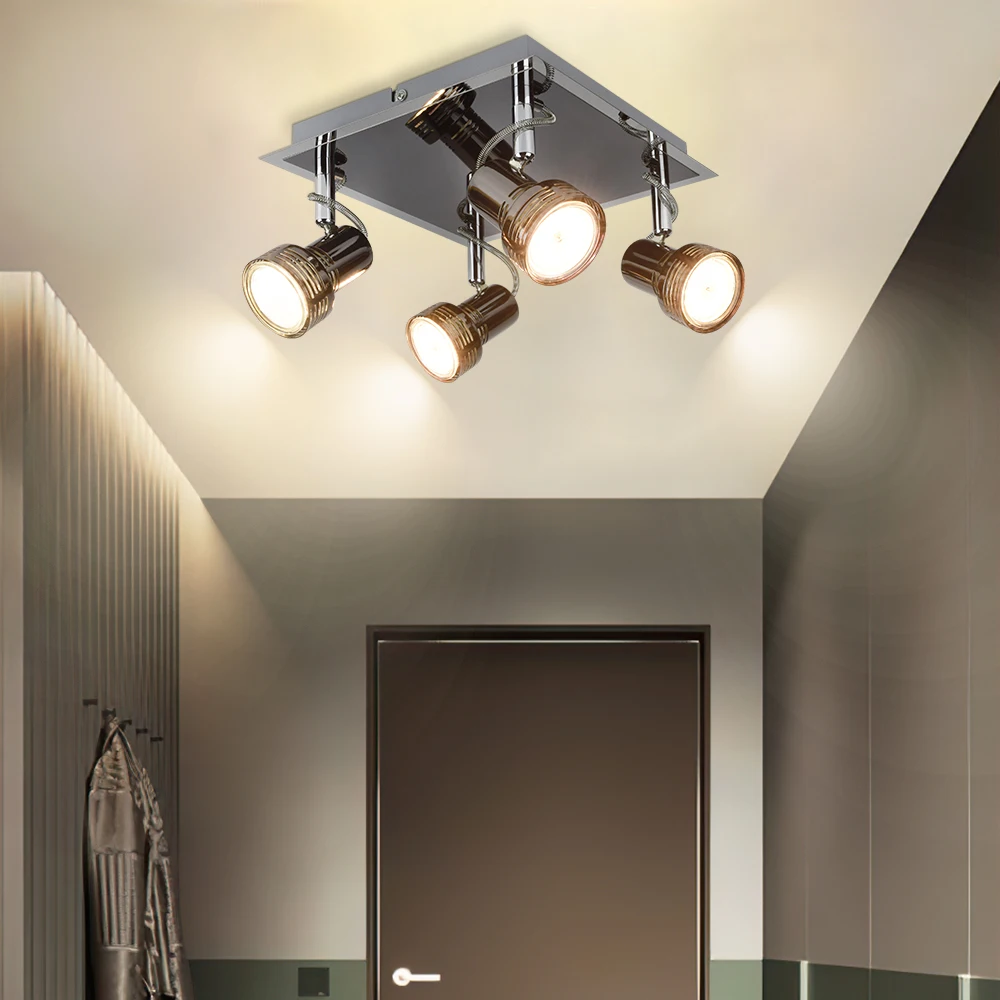 Depuley Led Industrial Track Lighting Fixtures Adjustable Ceiling Spotlight with Flexibly Rotatable Light Heads for Dining Room 
Depuley Led Industrial Track Lighting Fixtures Adjustable Ceiling Spotlight with Flexibly Rotatable Light Heads for Dining Room