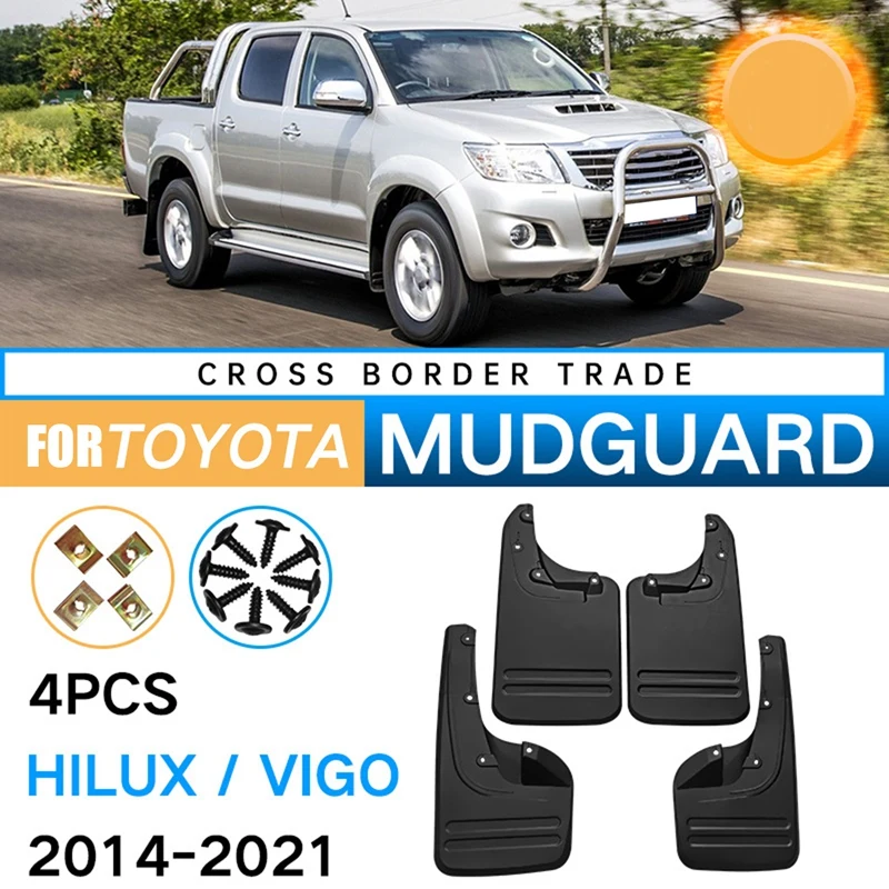 Car Mudguards For Toyota Hilux Vigo 4WD 2006-2014 Fender Mud Guard Flap Splash Flaps Mudflapor Accessories
Car Mudguards For Toyota Hilux Vigo 4WD 2006-2014 Fender Mud Guard Flap Splash Flaps Mudflapor Accessories