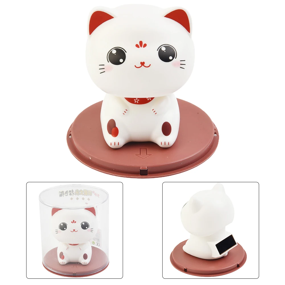 1 Pcs Lucky Cat Home Decoration Home Office Lucky Cat No Battery Required Plastic White+red Birthday Gift Durable
1 Pcs Lucky Cat Home Decoration Home Office Lucky Cat No Battery Required Plastic White+red Birthday Gift Durable