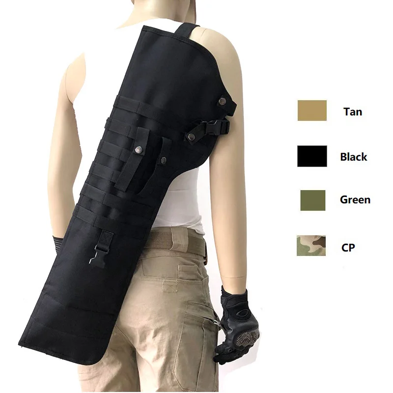 

Tactical Shotgun Rifle Scabbard Bag Waterproof Molle Shoulder Case Hunting Airsoft Gun Holsters Holder Carry Bag Backpack Gear