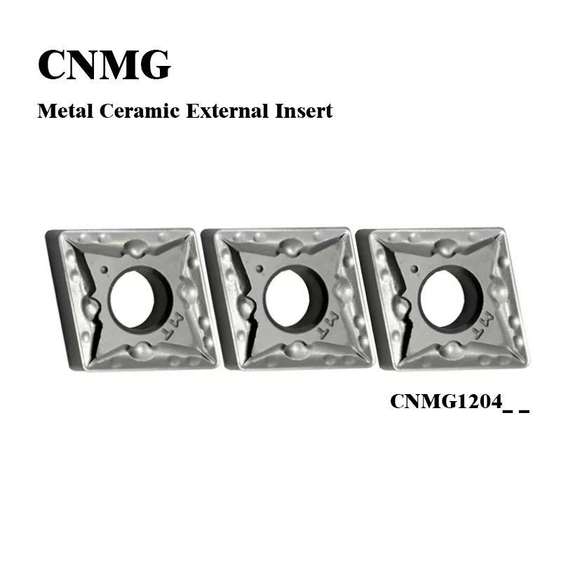 External Turning Insert Metal Ceramic Lathe Insert CNMG120404 CNMG120408 MT High Quality Lathe Cutter Tool Inserts 10PCS Cermets
External Turning Insert Metal Ceramic Lathe Insert CNMG120404 CNMG120408 MT High Quality Lathe Cutter Tool Inserts 10PCS Cermets