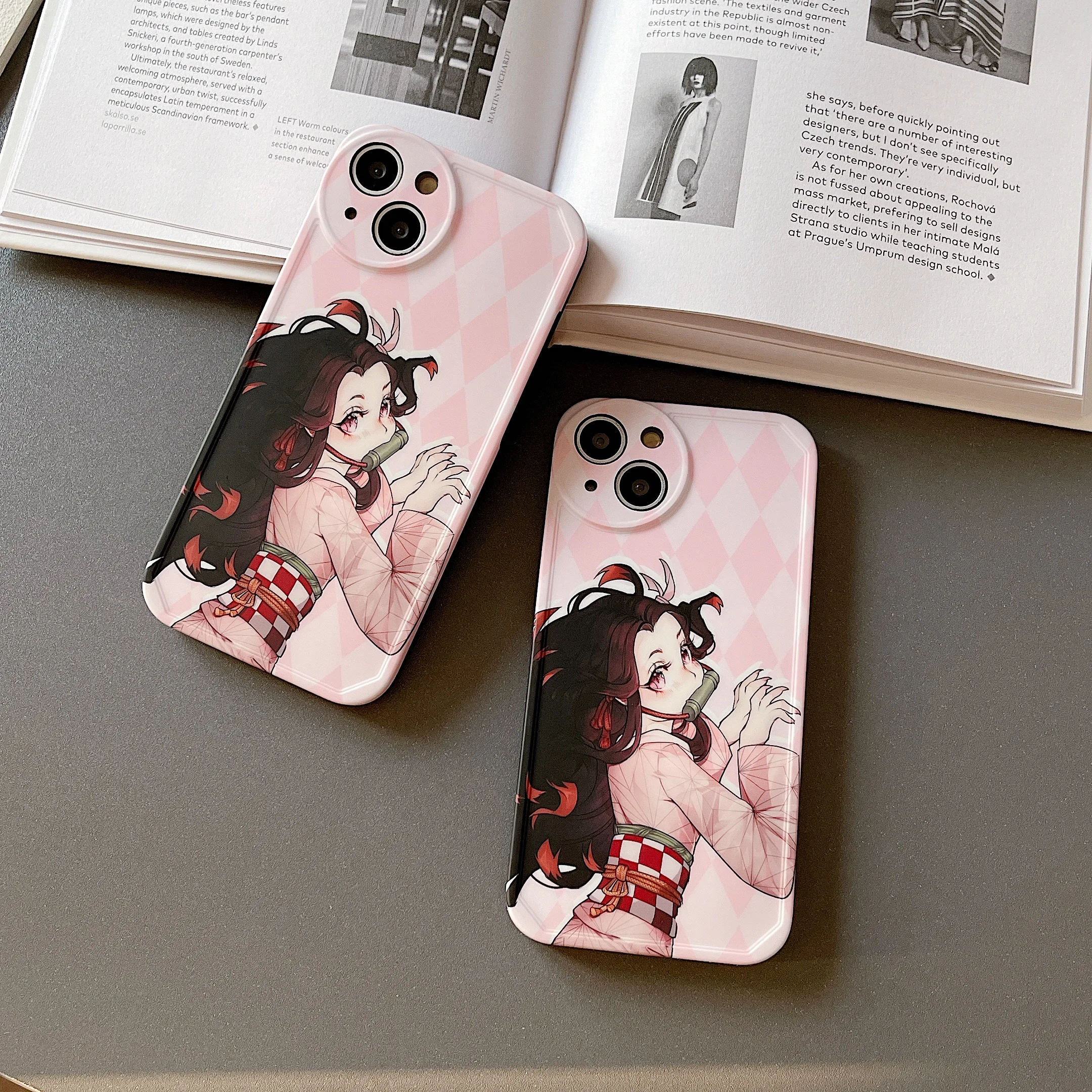 Demon Slayer Kamado Nezuko Phone Cases For iPhone 13 12 11 Pro Max XR XS MAX X Back Cover
Demon Slayer Kamado Nezuko Phone Cases For iPhone 13 12 11 Pro Max XR XS MAX X Back Cover