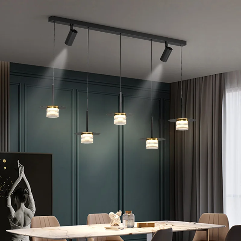 Modern Crystal Dining Pendant Chandelier With Spotlight For Bedroom Living Room Dining Room Bar Apartment Villa Decoration Light 
Modern Crystal Dining Pendant Chandelier With Spotlight For Bedroom Living Room Dining Room Bar Apartment Villa Decoration Light
