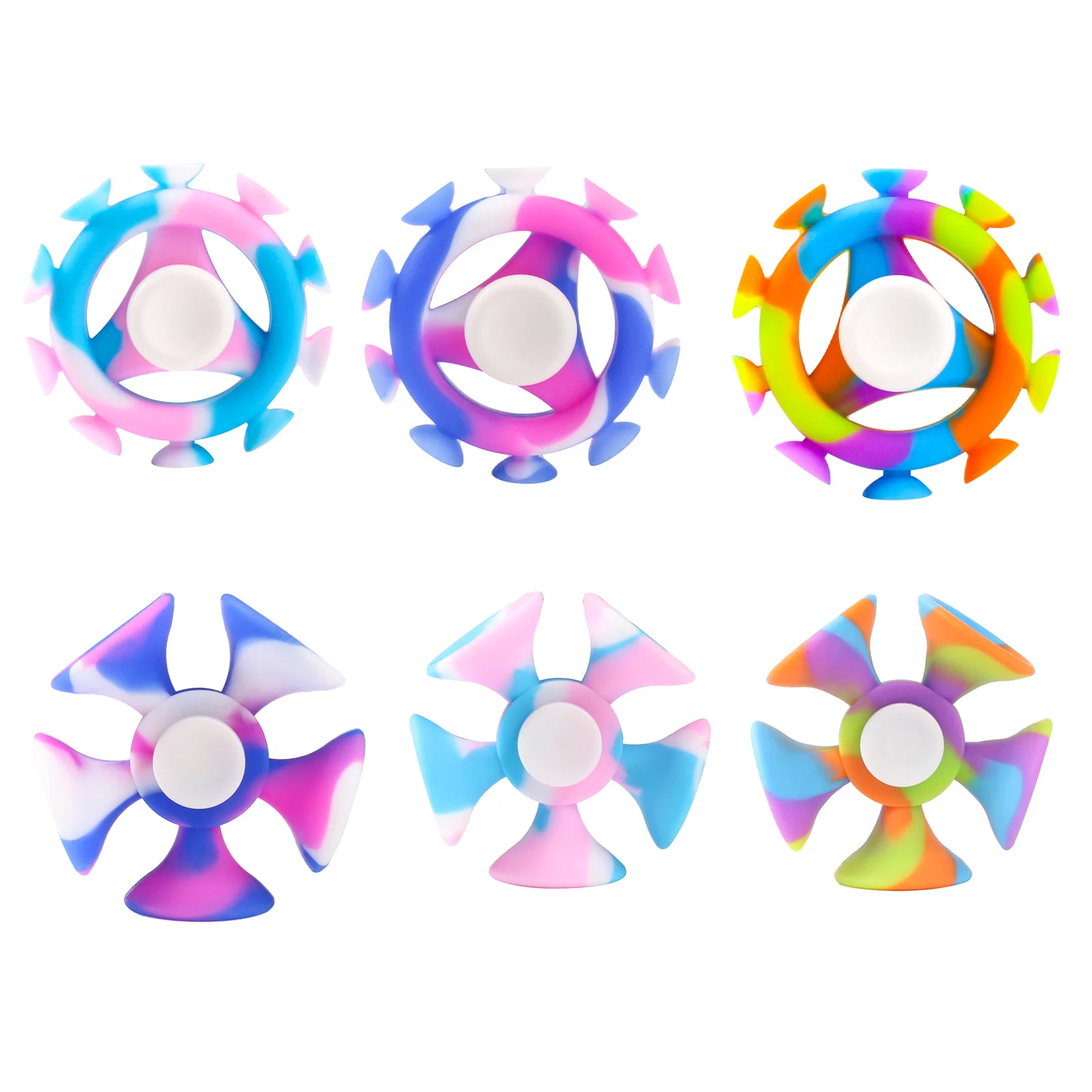 2 in 1 Finger Spinner Suction Cups Spinner Top Toy Relief Stress Educational Fingertip Toys For Children Colorful Gyro Toy
2 in 1 Finger Spinner Suction Cups Spinner Top Toy Relief Stress Educational Fingertip Toys For Children Colorful Gyro Toy