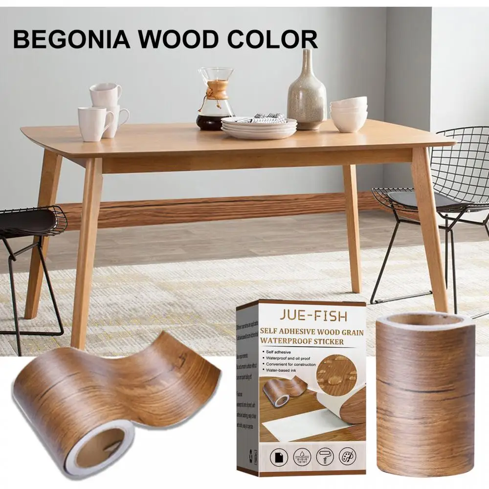 Creative Wood Grain Repair Tape Waterproof Wood Wallpaper Furniture Sticker Roll Adhesive Contact Paper Doors Cabinet Desktop
Creative Wood Grain Repair Tape Waterproof Wood Wallpaper Furniture Sticker Roll Adhesive Contact Paper Doors Cabinet Desktop