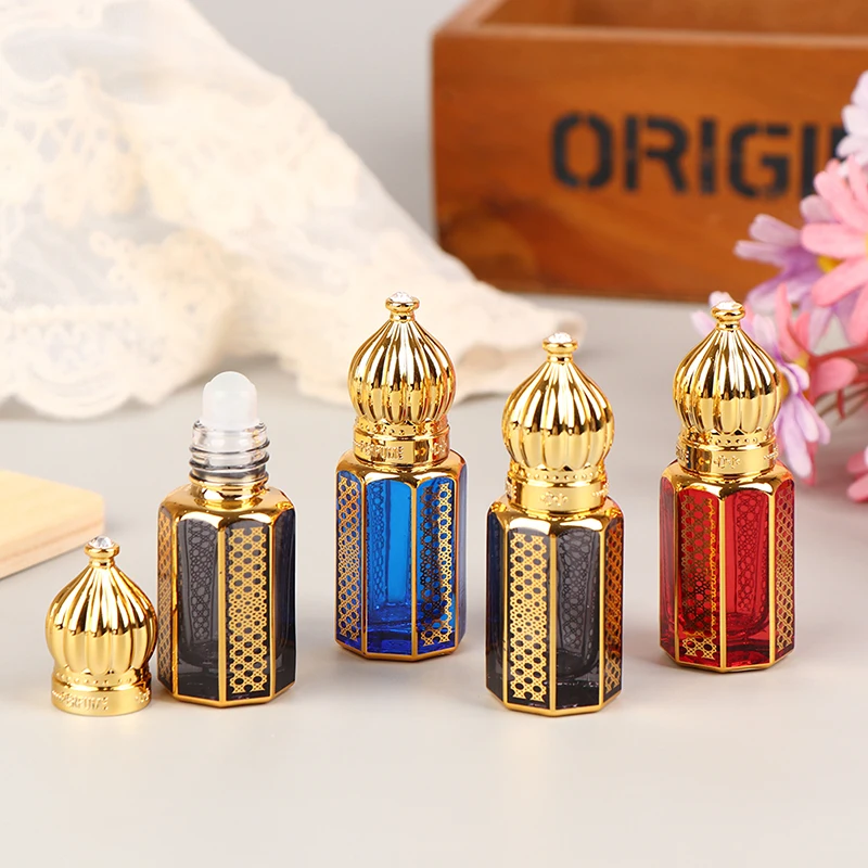 1Pc 6ml Essential Oil Roll-On Bottle Luxury Style Golden Refillable Travel Perfume Bottle Glass Roll-on Bottle Sample Container
1Pc 6ml Essential Oil Roll-On Bottle Luxury Style Golden Refillable Travel Perfume Bottle Glass Roll-on Bottle Sample Container