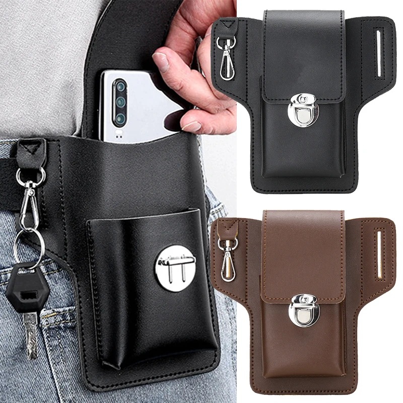 Waterproof Leather Men Mobile Phone Storage Waist Bag For Iphone Samsung Huawei Universal Multifunctional Card Bag Fanny Pack
Waterproof Leather Men Mobile Phone Storage Waist Bag For Iphone Samsung Huawei Universal Multifunctional Card Bag Fanny Pack