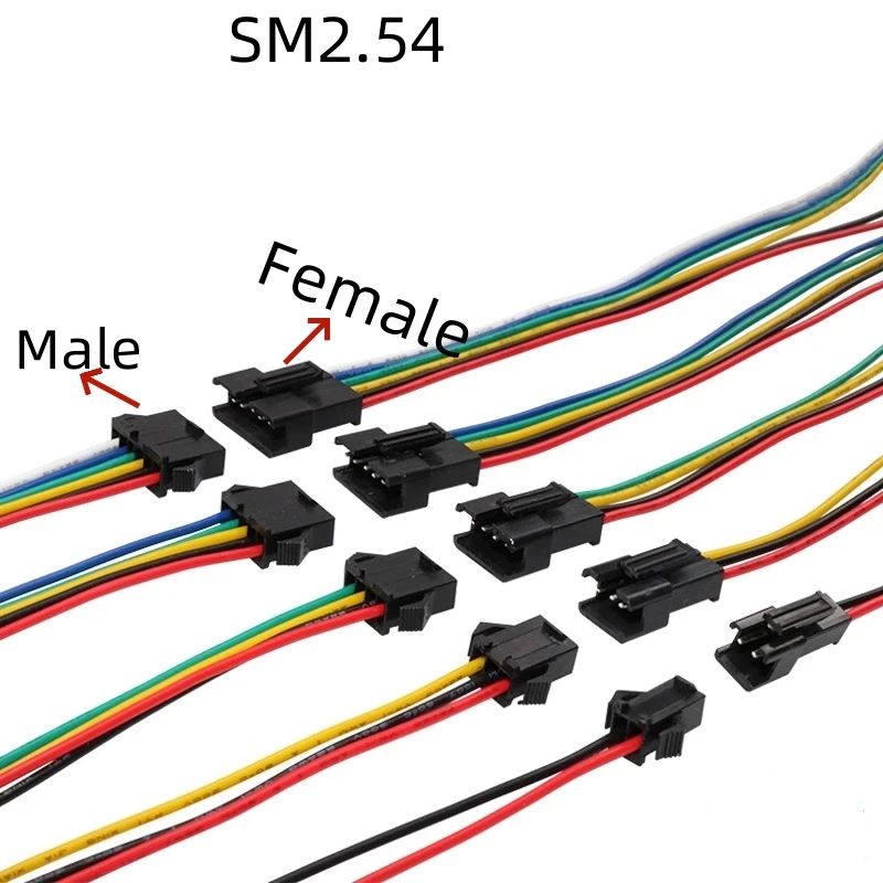 10 пар SM2.54 2/3/4/5/6/7/8P Шаг 2,54 мм Проводной разъем SM Мужской и женский кабель для зарядки аккумулятора 100 мм 150 мм 200 мм 300 мм 22AWG
10 пар SM2.54 2/3/4/5/6/7/8P Шаг 2,54 мм Проводной разъем SM Мужской и женский кабель для зарядки аккумулятора 100 мм 150 мм 200 мм 300 мм 22AWG