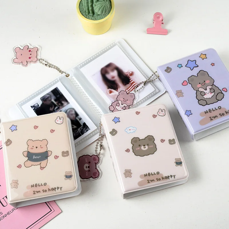 3-inch Coffee Color Bear Photo Album Cartoon Mini PP Insert Photo Holder Mini Photo Album ID Card Collect Book Idol Kpop Album
3-inch Coffee Color Bear Photo Album Cartoon Mini PP Insert Photo Holder Mini Photo Album ID Card Collect Book Idol Kpop Album
