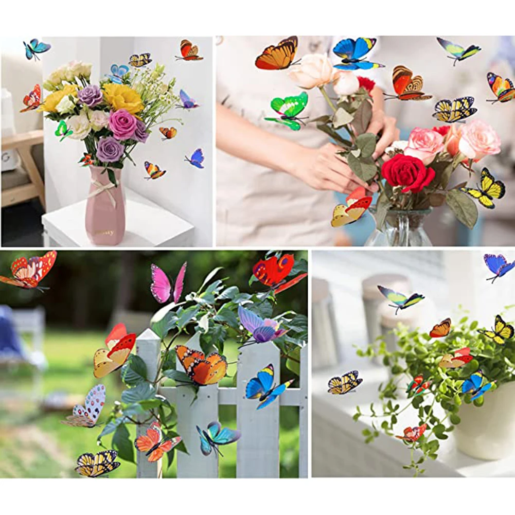 100pcs Ornament Pot Decor Outdoor Yard Lawn Party Home DIY Fairy Garden Decorat Colorful Whimsical Butterfly Stakes Decoracion
100pcs Ornament Pot Decor Outdoor Yard Lawn Party Home DIY Fairy Garden Decorat Colorful Whimsical Butterfly Stakes Decoracion