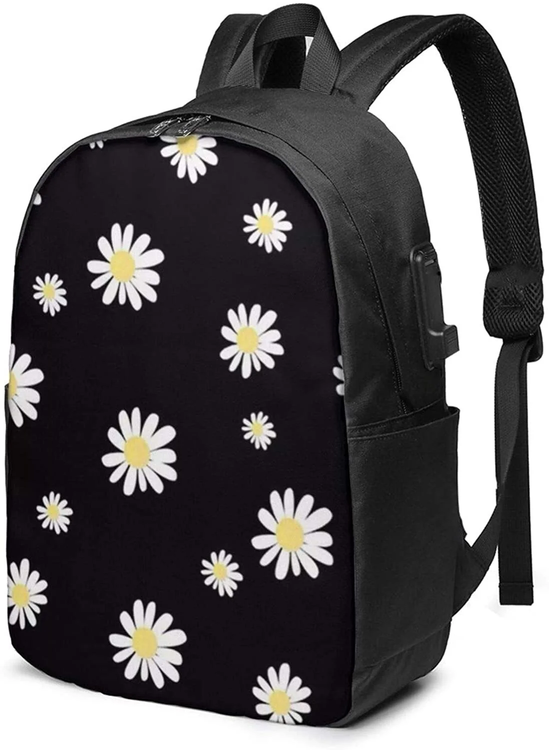 White Daisy Business Laptop School Bookbag Travel Backpack with USB Charging Port & Headphone Port Fit 17 in
White Daisy Business Laptop School Bookbag Travel Backpack with USB Charging Port & Headphone Port Fit 17 in