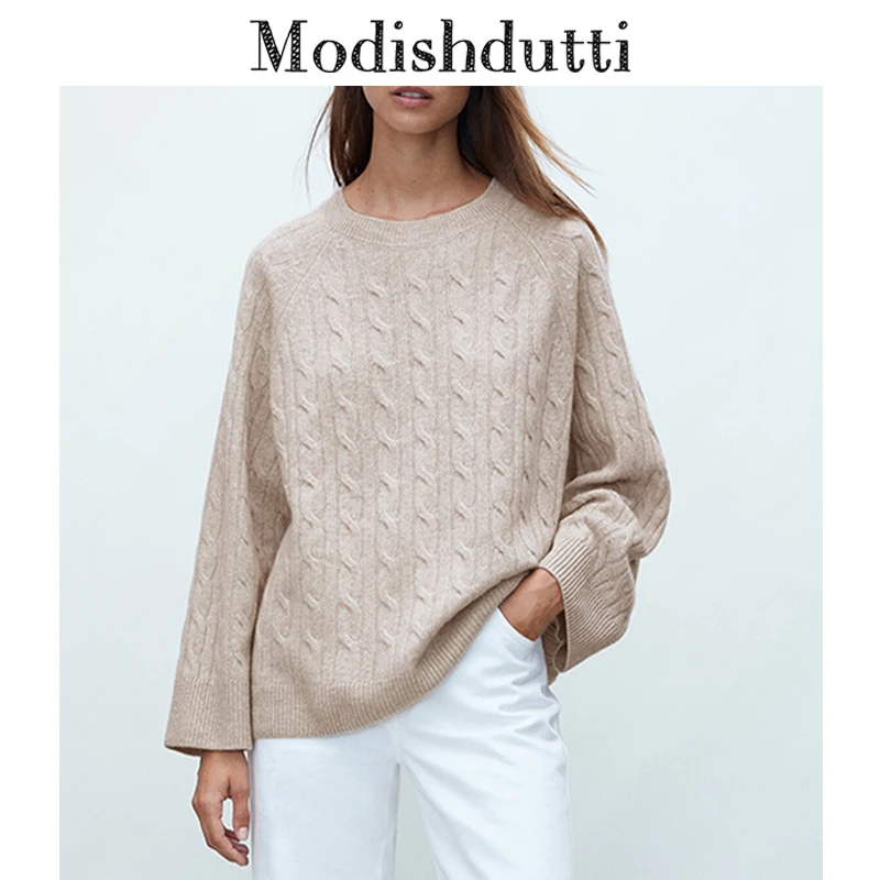 Modishdutti 2022 Autumn Winter Women Fashion O Neck Knitted Sweater Female Elegant Casual Solid Simple Jumper Tops
Modishdutti 2022 Autumn Winter Women Fashion O Neck Knitted Sweater Female Elegant Casual Solid Simple Jumper Tops
