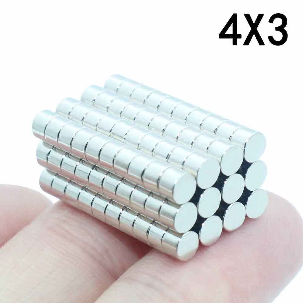 20/50/80/100/120 Pcs Round Magnets 4x3mm Neodymium Magnet N35 Permanent NdFeB Super Strong Powerful Magnetic imane Disc 4x3
20/50/80/100/120 Pcs Round Magnets 4x3mm Neodymium Magnet N35 Permanent NdFeB Super Strong Powerful Magnetic imane Disc 4x3