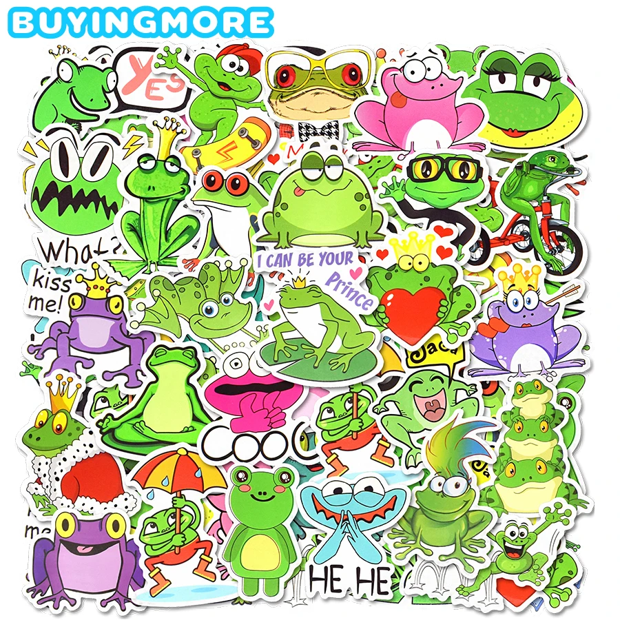50PCS/Pack Frog Animal Scrapbooking Sticker Cute Cartoon Funny Graffiti Waterproof Stickers for Kids Toys DIY Laptop Decor Decal
50PCS/Pack Frog Animal Scrapbooking Sticker Cute Cartoon Funny Graffiti Waterproof Stickers for Kids Toys DIY Laptop Decor Decal