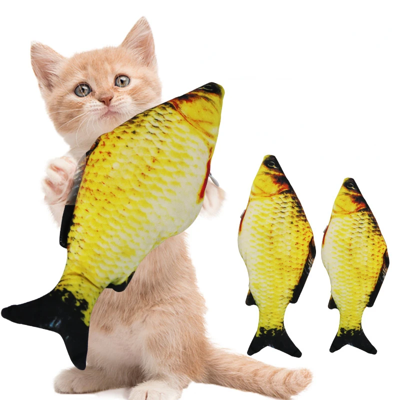20cm/30cm/40cm 3D Simulation Fish Cat Toy Training Entertainment Plush Stuffed Pillow interactive cat toy Pet Chew Toys 
20cm/30cm/40cm 3D Simulation Fish Cat Toy Training Entertainment Plush Stuffed Pillow interactive cat toy Pet Chew Toys