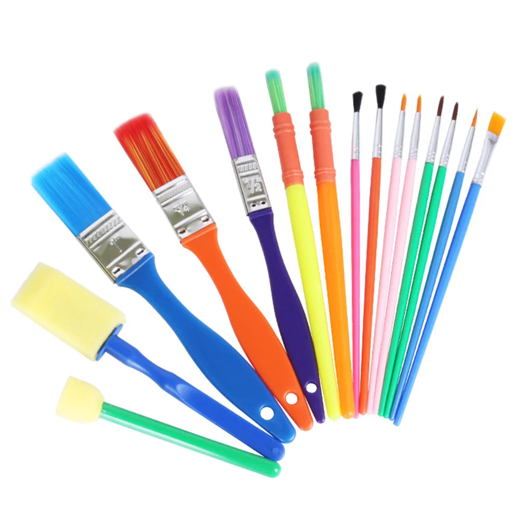 15Pcs Kids Art and Craft Painting Drawing Tools Mini Sponge Brush Set Fun Kits Early DIY Learning(Colorful)
15Pcs Kids Art and Craft Painting Drawing Tools Mini Sponge Brush Set Fun Kits Early DIY Learning(Colorful)