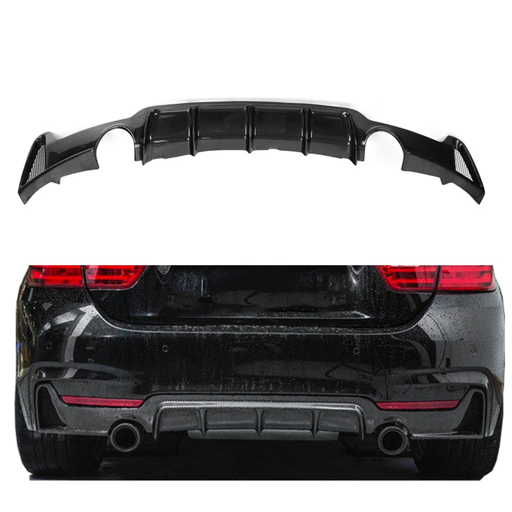 car bumper Rear diffuser wet carbon fiber for BMW F32 F33 F36 435i 440i M Sport 
car bumper Rear diffuser wet carbon fiber for BMW F32 F33 F36 435i 440i M Sport