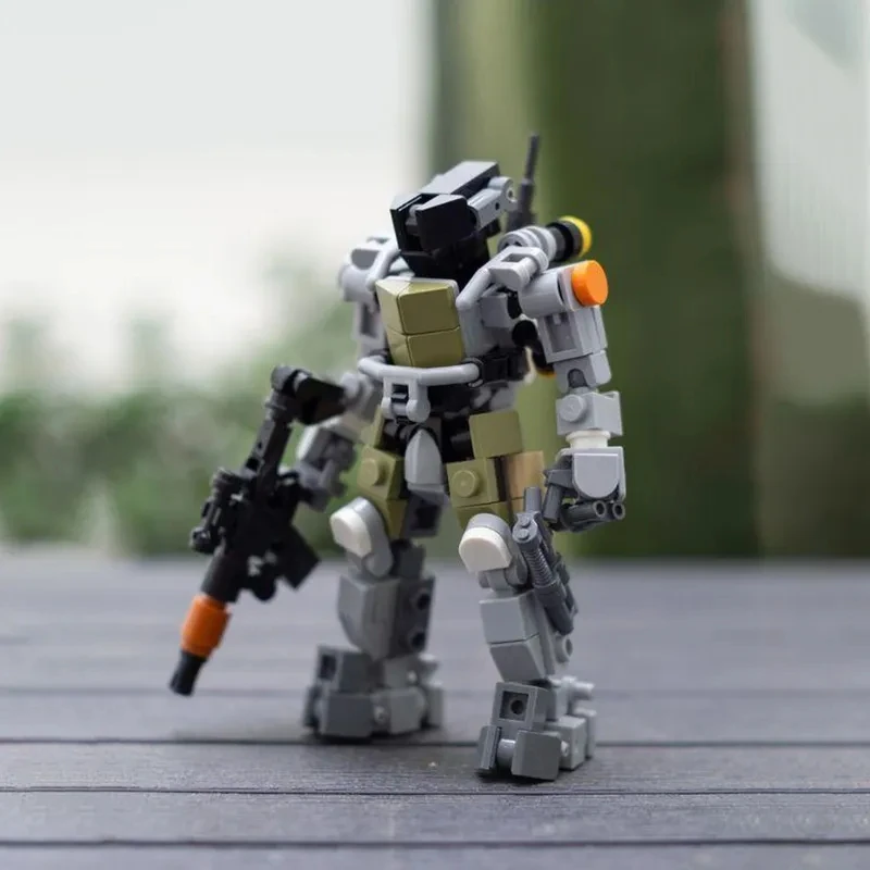 

SemaxMoc экзоскелет робот механический воин маленькая декоративная игрушка мелкие частицы кирпич детская сборка блоки игрушка