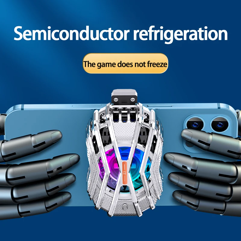 Portable Semiconductor Refrigeration Intelligent Temperature Control Mobile Phone Cool Heat Sink Fan Cooling Game Cooler
Portable Semiconductor Refrigeration Intelligent Temperature Control Mobile Phone Cool Heat Sink Fan Cooling Game Cooler