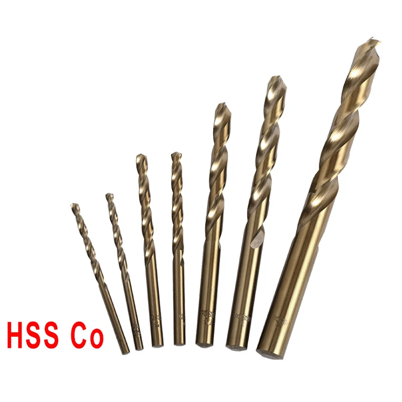HSS-Co M35 Cobalt Straight Shank Twist Drill Bits Power Tool Accessories for Metal Stainless Steel Drilling Bit
HSS-Co M35 Cobalt Straight Shank Twist Drill Bits Power Tool Accessories for Metal Stainless Steel Drilling Bit