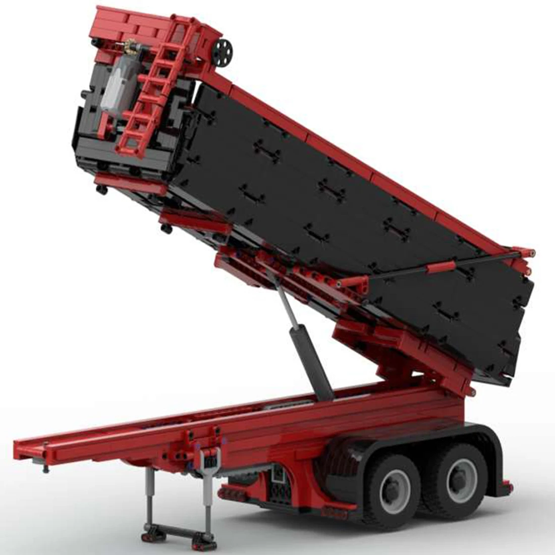 1748pcs Dynamic Version MOC-93339 Red & Black Dump Trailer Building Blocks Set Model Designed By Laouaistechnic
1748pcs Dynamic Version MOC-93339 Red & Black Dump Trailer Building Blocks Set Model Designed By Laouaistechnic