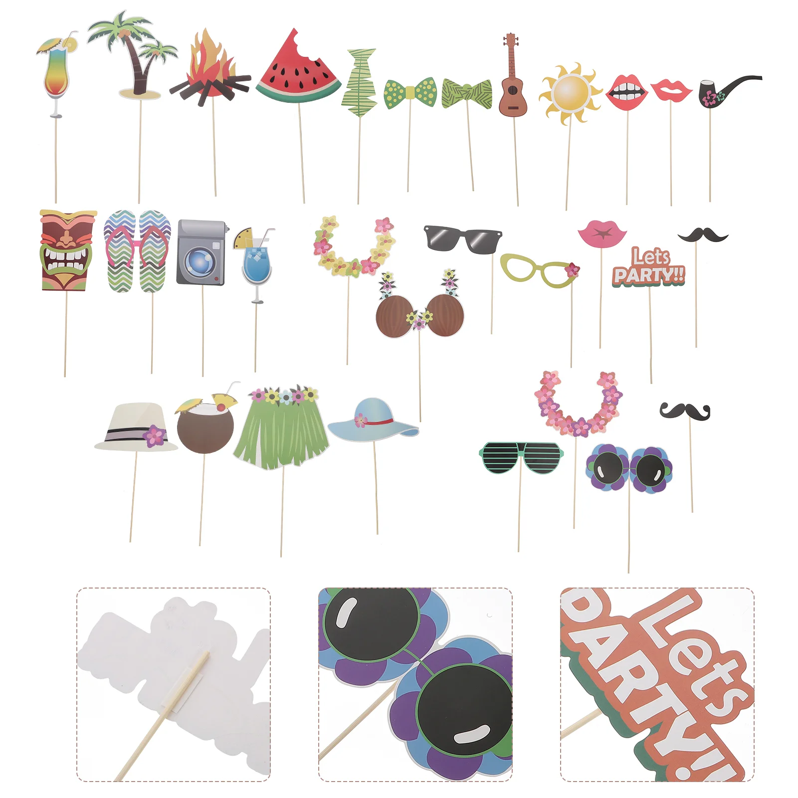 Комплект реквизита для фотобудки Гаваи, комплект аксессуаров для пляжного отпуска, Приморского фотобудки, 28 шт.
Комплект реквизита для фотобудки Гаваи, комплект аксессуаров для пляжного отпуска, Приморского фотобудки, 28 шт.