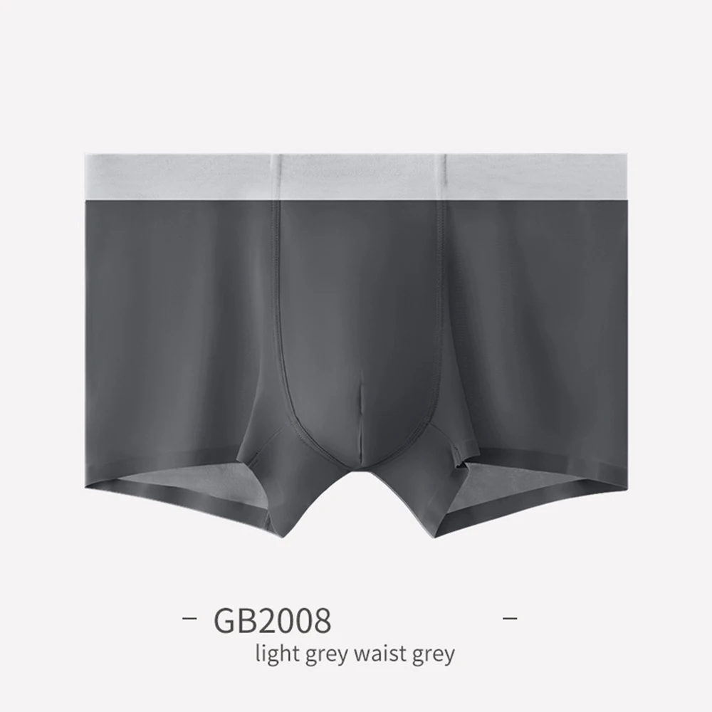 Brand Men Ice Silk Underwear Ultra Thin Boxer Seamless Light weight Breathable Hip Lift Underpanties Soft Fashion Panties
Brand Men Ice Silk Underwear Ultra Thin Boxer Seamless Light weight Breathable Hip Lift Underpanties Soft Fashion Panties